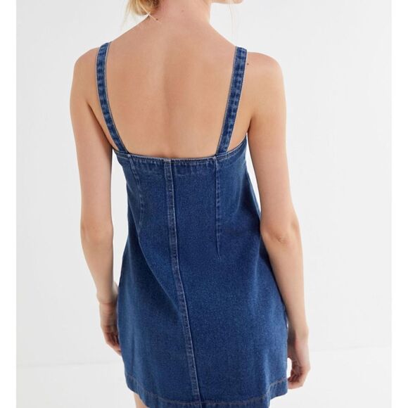 Urban Outfitters | UO Kia Denim Cutout Mini Dress | 8 - Picture 2 of 7